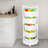 Bowland 14.38'' W Plastic Shelving Unit with Wheels