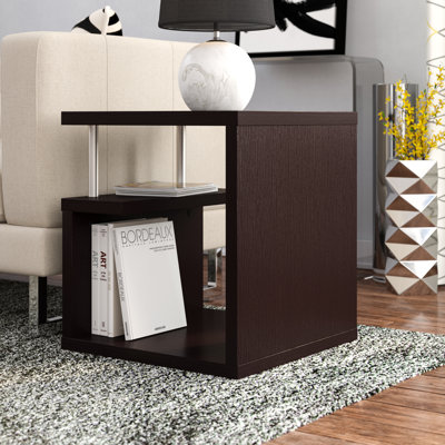 Floor Shelf End Table