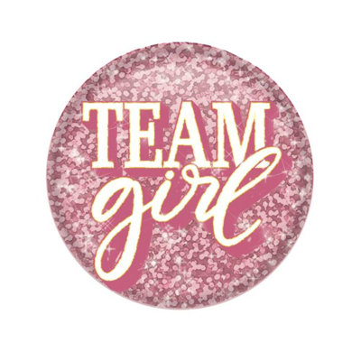 Team Girl Button