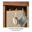 Meuble-lavabo avec tiroir de rangement intégré en noyer noir uni-1537642818
