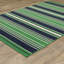 Tapis intérieur / extérieur vert / bleu marine Sherley-523671883