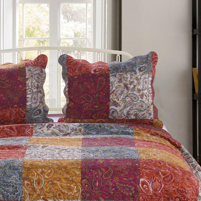Taie décorative épice pour le sommeil à motif cachemire Greenland Home Fensions, 20 x 36