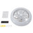 17.7'' Hidden Blade Ceiling Fan with LED Light and Remote Control