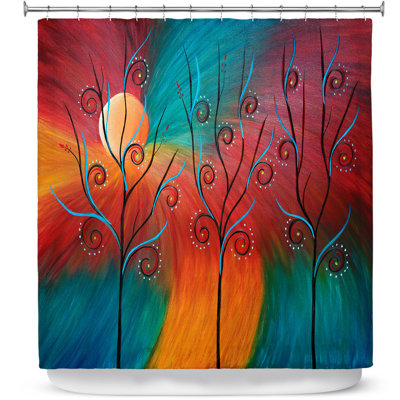 Peacock Inspiration II Single Shower Curtain