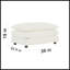 Chaise d'appoint moderne avec repose-pieds
