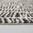 Kuzman Cream/Black Modern Textured Stripe Area Rug-776392790