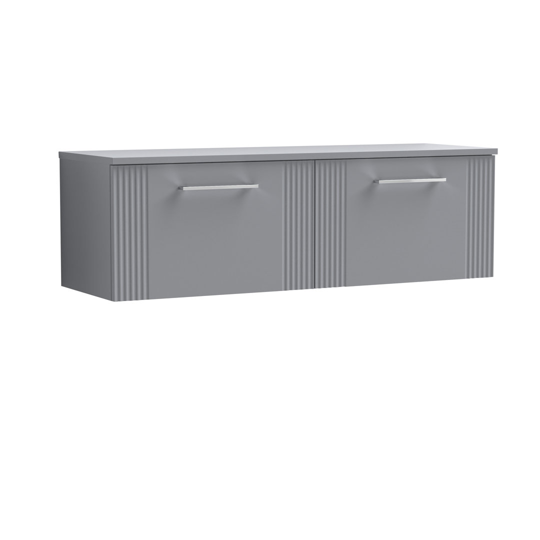 Deco 120.5cm Single Bathroom Vanity Base Only in White