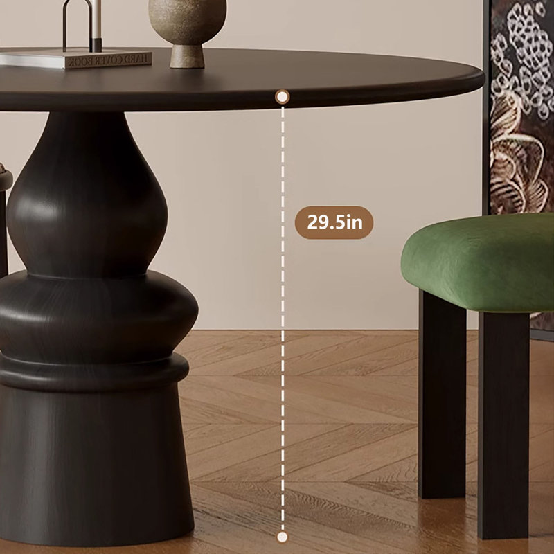 Bolick, Ensemble de cinq pièces : table, quatre chaises, H 29,5 po x l 43,3 po x P 43,3 po