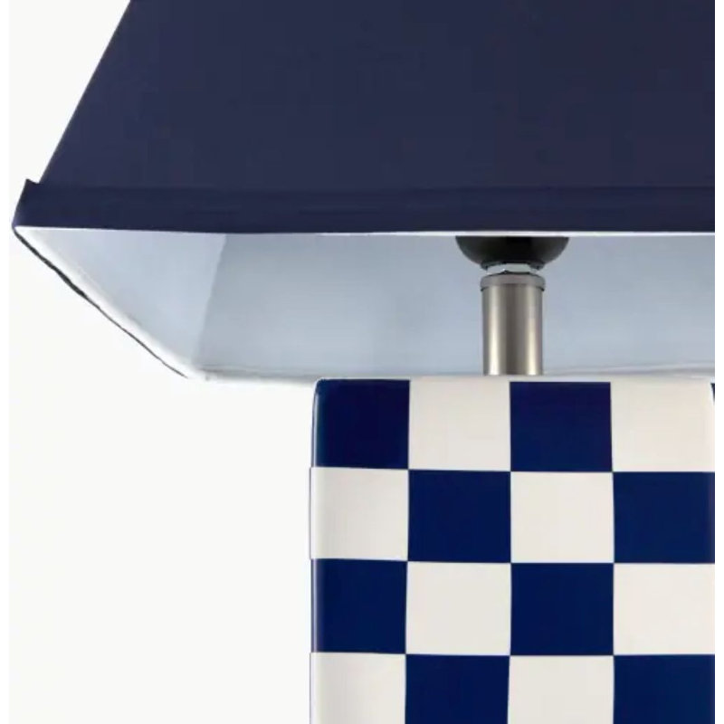 Lampe de table Erath, Bleu très foncé, Bleu très foncé