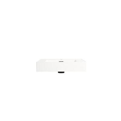 Bathroom Vanity Resin Sink - American White Oak Nuance, 39.37 Lb Product Weight, 23.6 In Package Height X 13.2 Width 29.5 Depth, Hygienic Basin Accent, 24.24 In. Deep 17.55 Wide 4.9 High, Smooth And