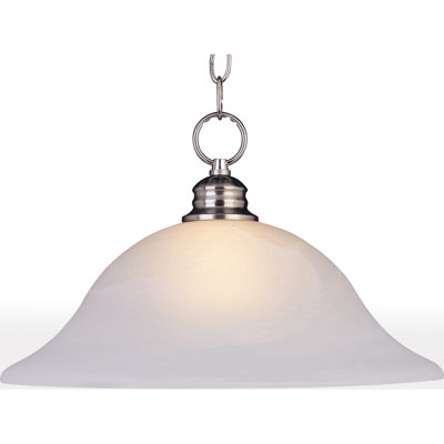 Carder 1 - Light 16" Simple Bell Semi Flush Mount