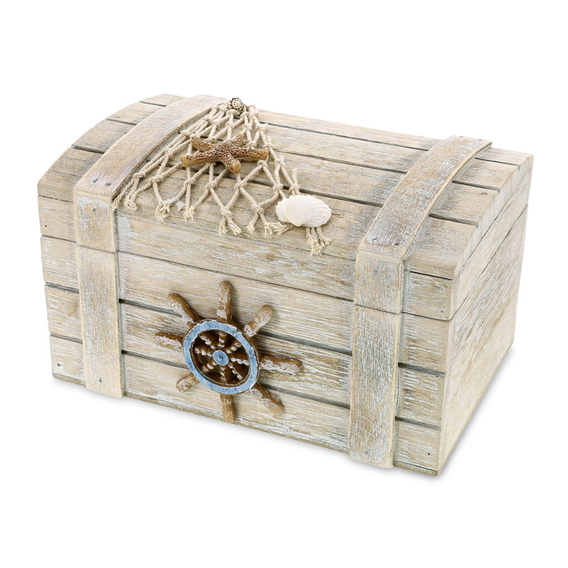 Boîte à bijoux rétro en bois