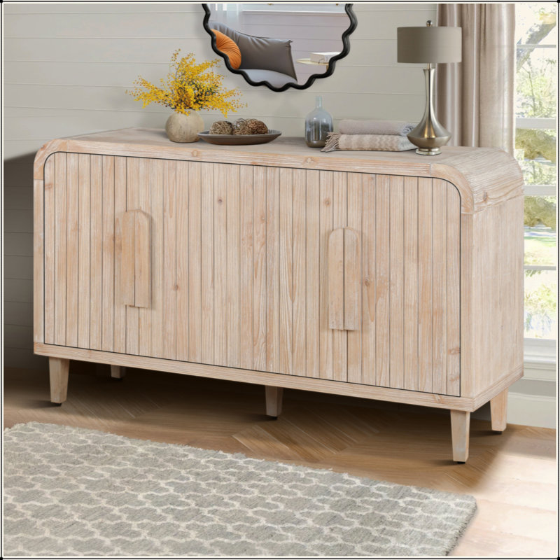 Buffet 59 po 59 po Farmhouse, Naturel délavé