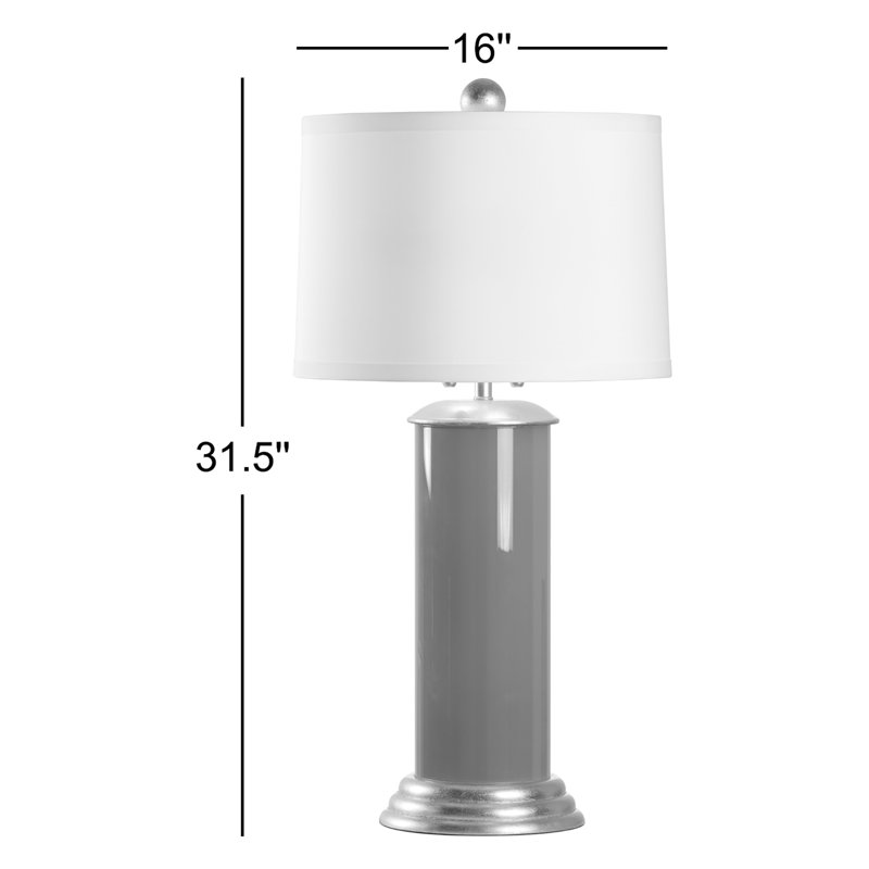 Savannah Table Lamp, Fuchsia/Gold