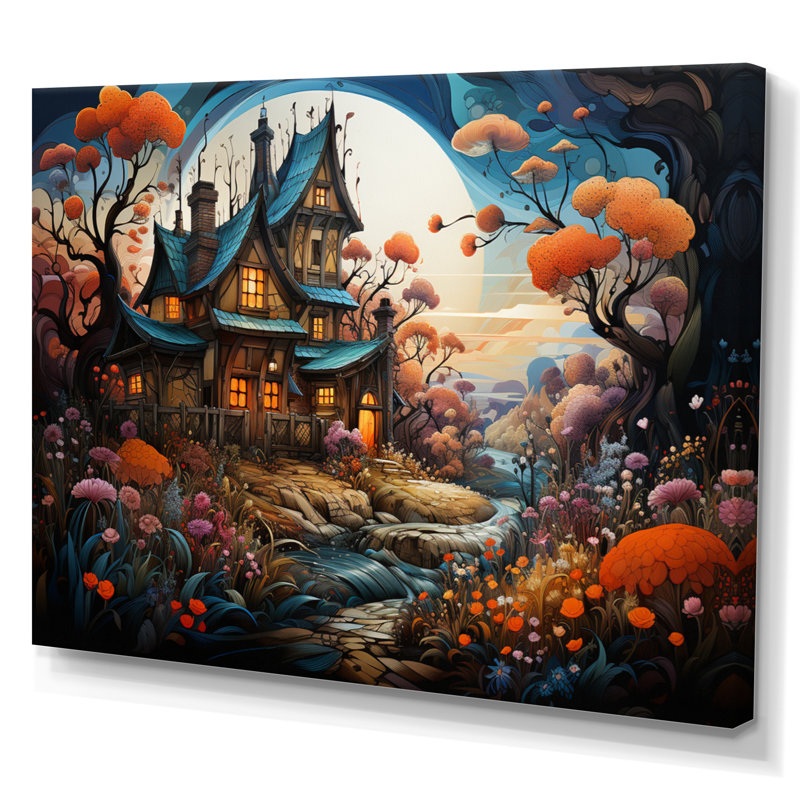 Marozik Farmhouse Enchantment - Reproduction, Toile tendue, H 12 po x l 20 po x P 1 po