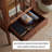 Solid wood with glass display case bookcase