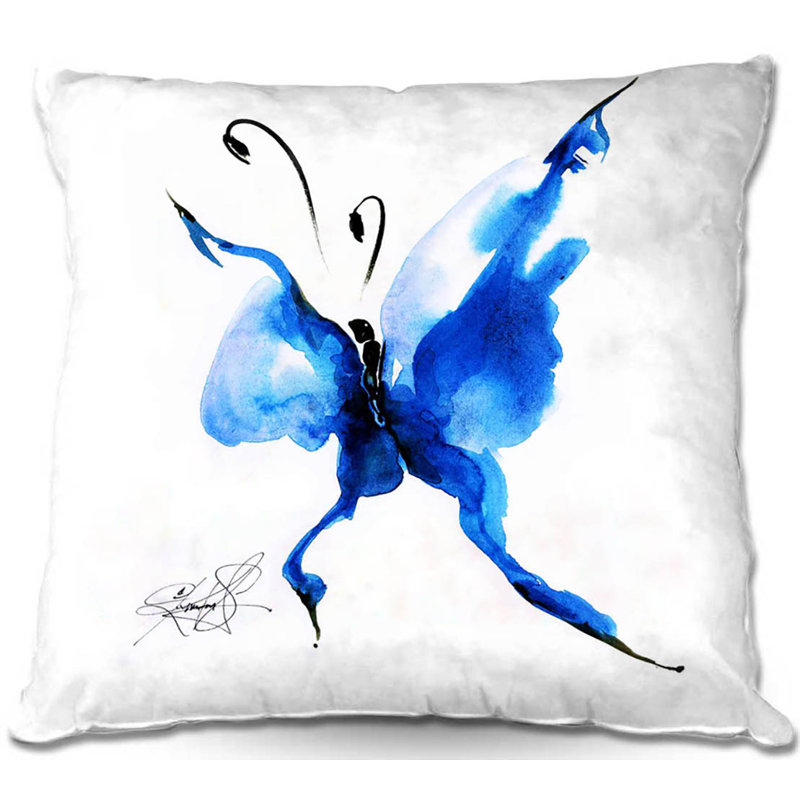  Coussin Couch Butterfly Song 54, 20 po x 20 po