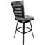 Tabouret d'extérieur 34 po avec coussin Masiyah-751763074-787907632