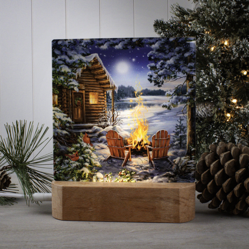Christmas at the Lake Night Light