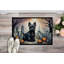 Tapis d'intérieur ou d'extérieur Scottish Terrier Spooky Halloween 24 x 36