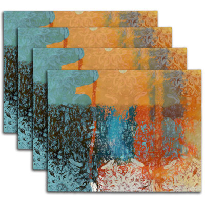 Napperon abstrait en polyester