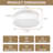 Modern White Metal Frame White Alabaster Glass Shade Shade Led Flush Mount Ceiling Light, 5 Color Temperatures Adjustable For Living Room Bedroom-85124787-85124786
