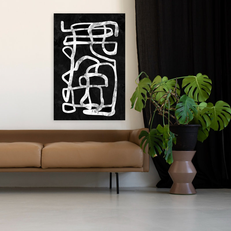 Art contemporain contemporain abstrait, H 48 po x l 32 po