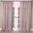 Solid 100% Linen Sheer Rod Pocket Header Curtain Panel for Bedroom & Living Room-768794310-768794308