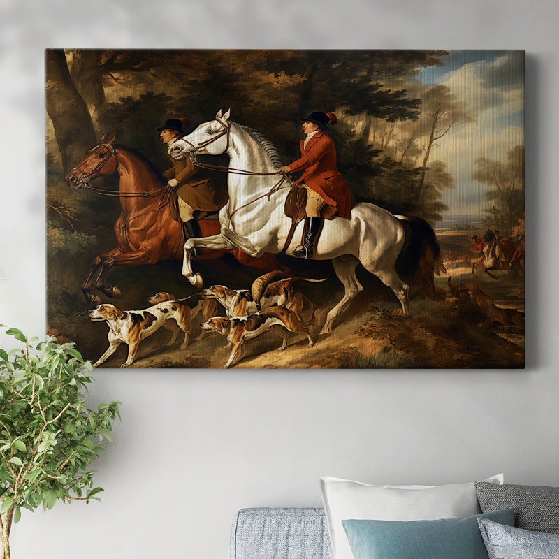 ANIMAL XC - Toile tendue avec châssis Premium - Prêt à être accroché, H 18 po x l 27 po
