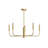 Reines 5-Light Brushed Gold Medium Chandelier-127380278-130106213