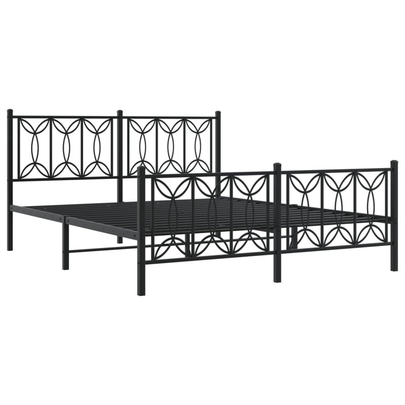 Antorio Bed Frame, 150cm x 200cm, Black