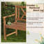 Banc de jardin en bois Irven