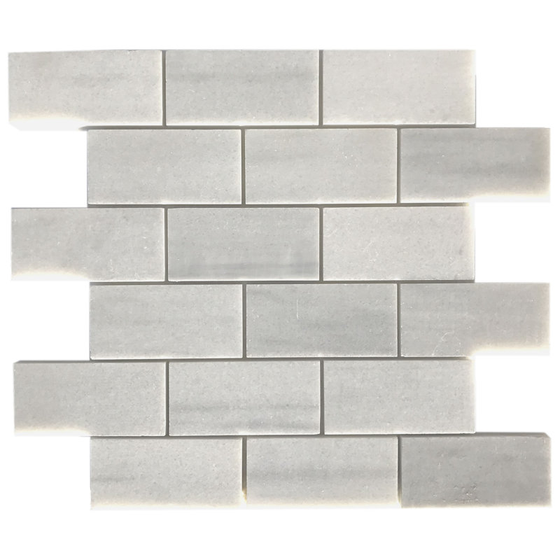 Carreau de mosaïque de mur et de brique en marbre 2 "x 4" Naples Naples