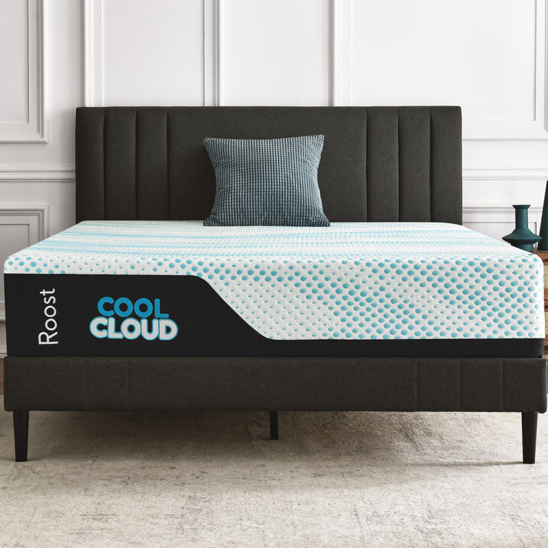 Matelas en gel 14 po Roost Sleep Cool Cloud Ultimate, Lit simple