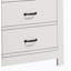Commode 6 tiroirs en bois pour chambre à coucher