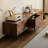 High quality black walnut TV cabinet