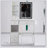 Compact Vanity Table With LED Mirror, Power Station, Hair Dryer Bracket, And Cushioned Stool For Small Bedrooms-373924938