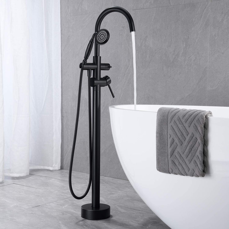 Rishel Floor Tub Spout with Diverter