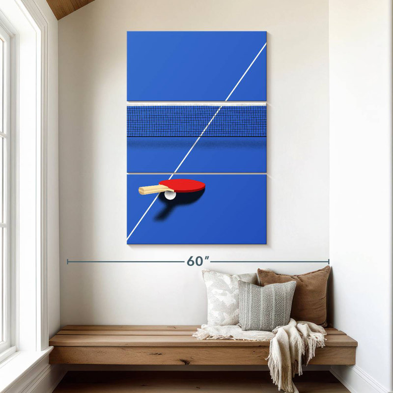 Sireci Pingpong, 50" H x 32" W
