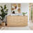 Elegant 9-Drawer Dresser - Modern Storage Cabinet with Gold-Toned Handles & Waterproof Finish-778179965