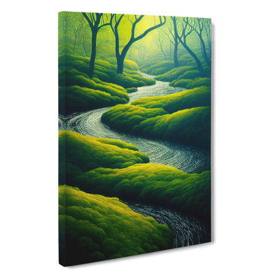 Forest Stream No.3 - Wrapped Canvas