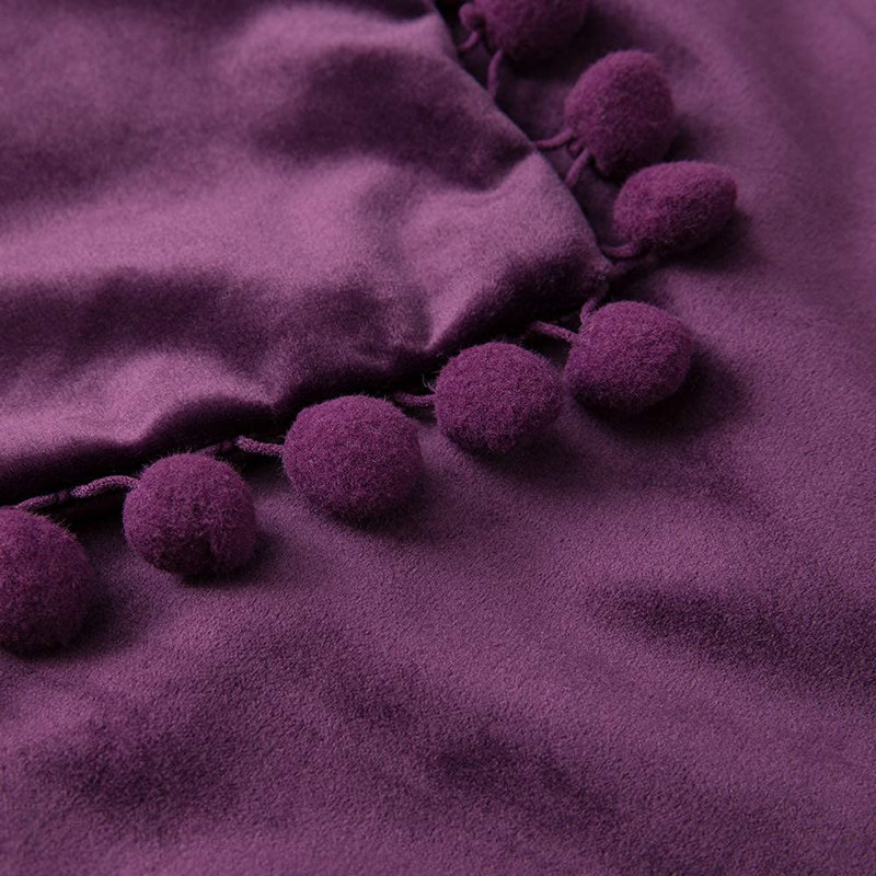 Housse de coussin Fortham, 20 po x 20 po, Mauve
