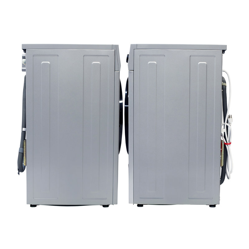 Laveuse et sécheuse tout-en-un Equator VENTÉ-SÉCHÉE 30% PLUS RAPIDE que Condense 15 lb 110 V , Argent