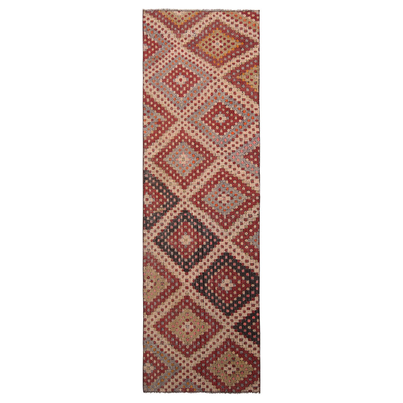 One-of-a-Kind Runner 2'8" X 8'8" Hand Knotted Area Rug