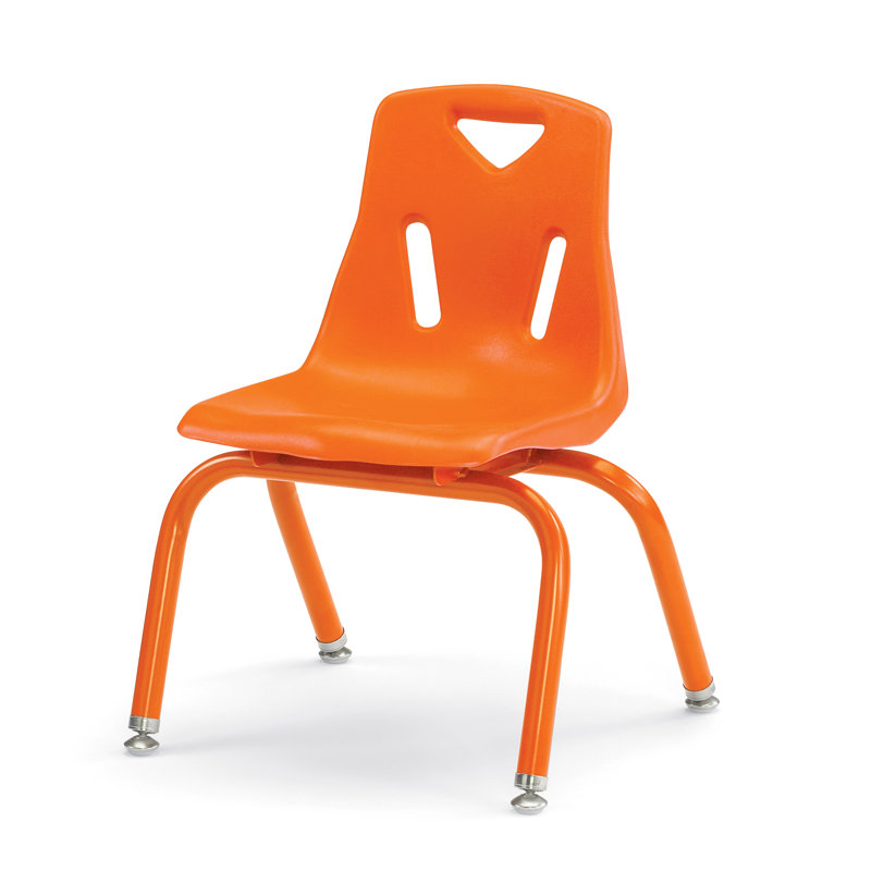 Chaise empilable Berries®, Thermolacquée, Orange, 16 po