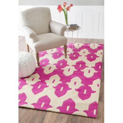 Tapis ikat rose Panama