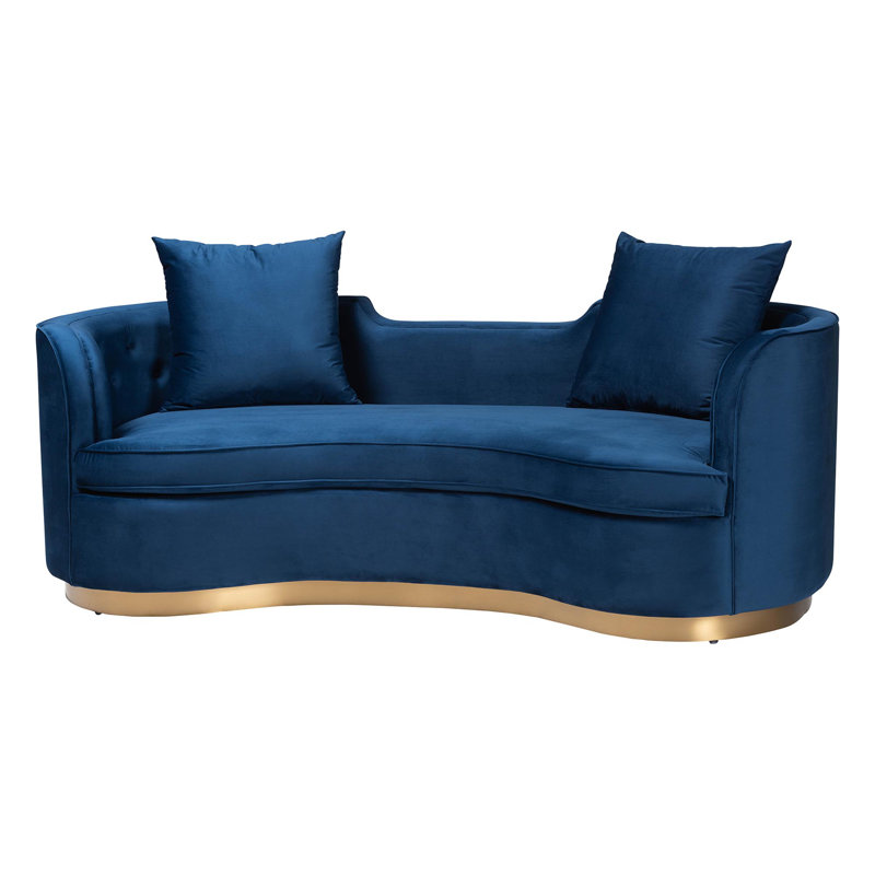89'' Velvet Sofa