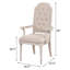 Ensemble de 2 fauteuils capitonnés à dossier