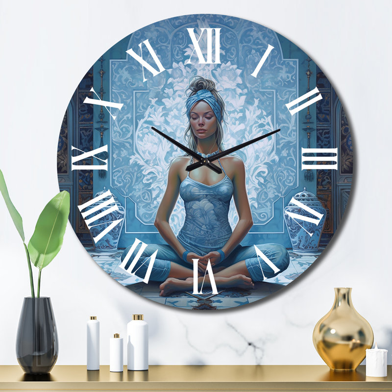 Horloge murale Spiritual Serenity, Grand
