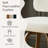 30" Swivel Upholstered Bar Stool With Walnut Finish Wood Frame-1243783466-1243783469